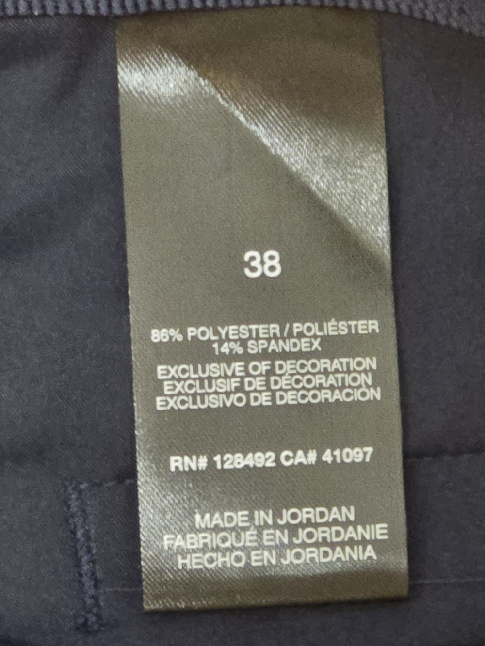 Greg Norman Collection Golf Shorts Men's 38 Black Performance Stretch 9" - Picture 6 of 6